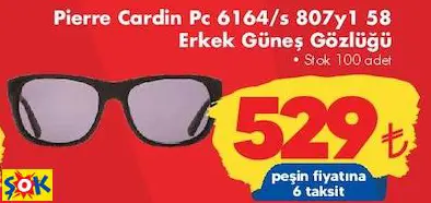 PİERRE CARDİN PC 6164/S 807Y1 58 ERKEK GÜNEŞ GÖZLÜĞÜ